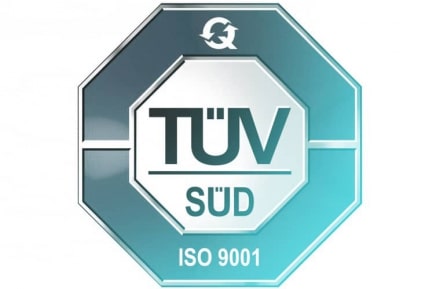 TÜV (TECHNICAL INSPECTION AGENCY) ISO CERTIFIED
